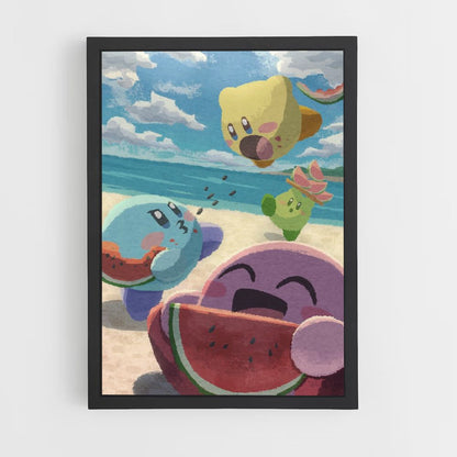 Affiche Kirby Plage