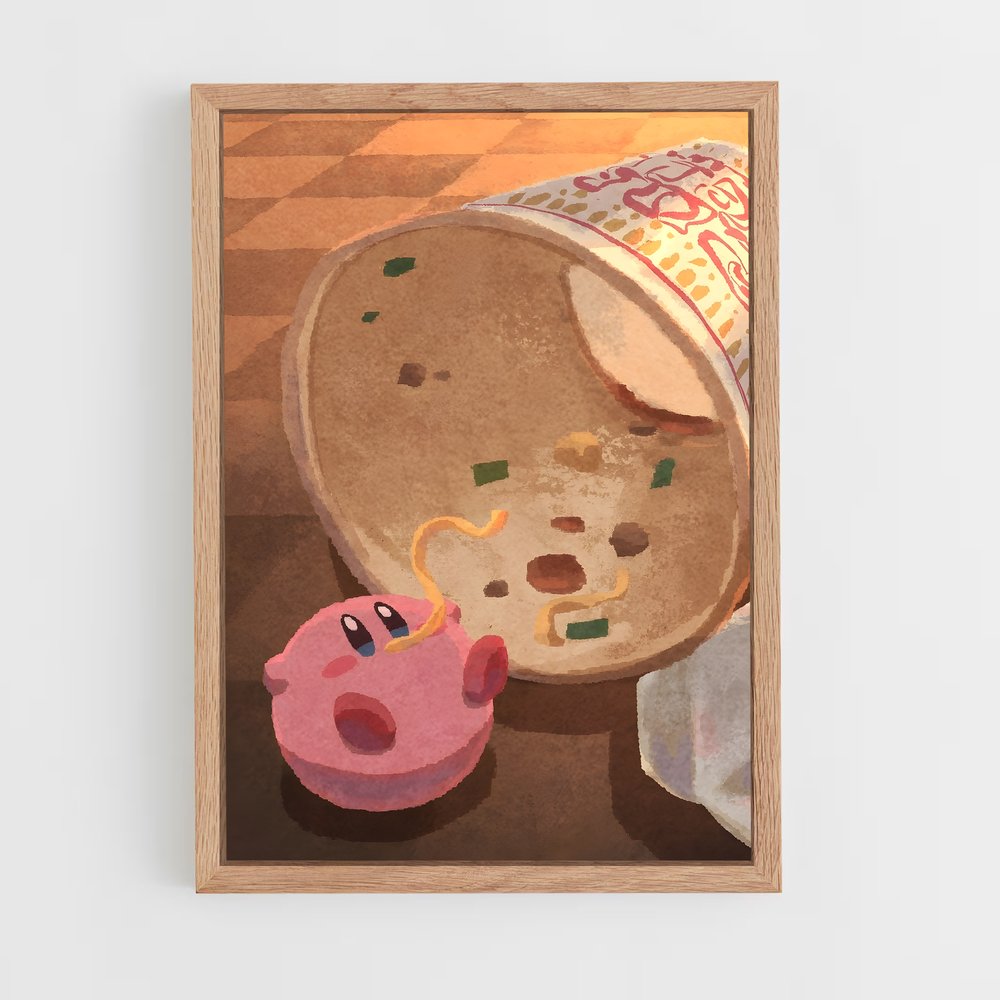 kirby-7 cadre Bois clair