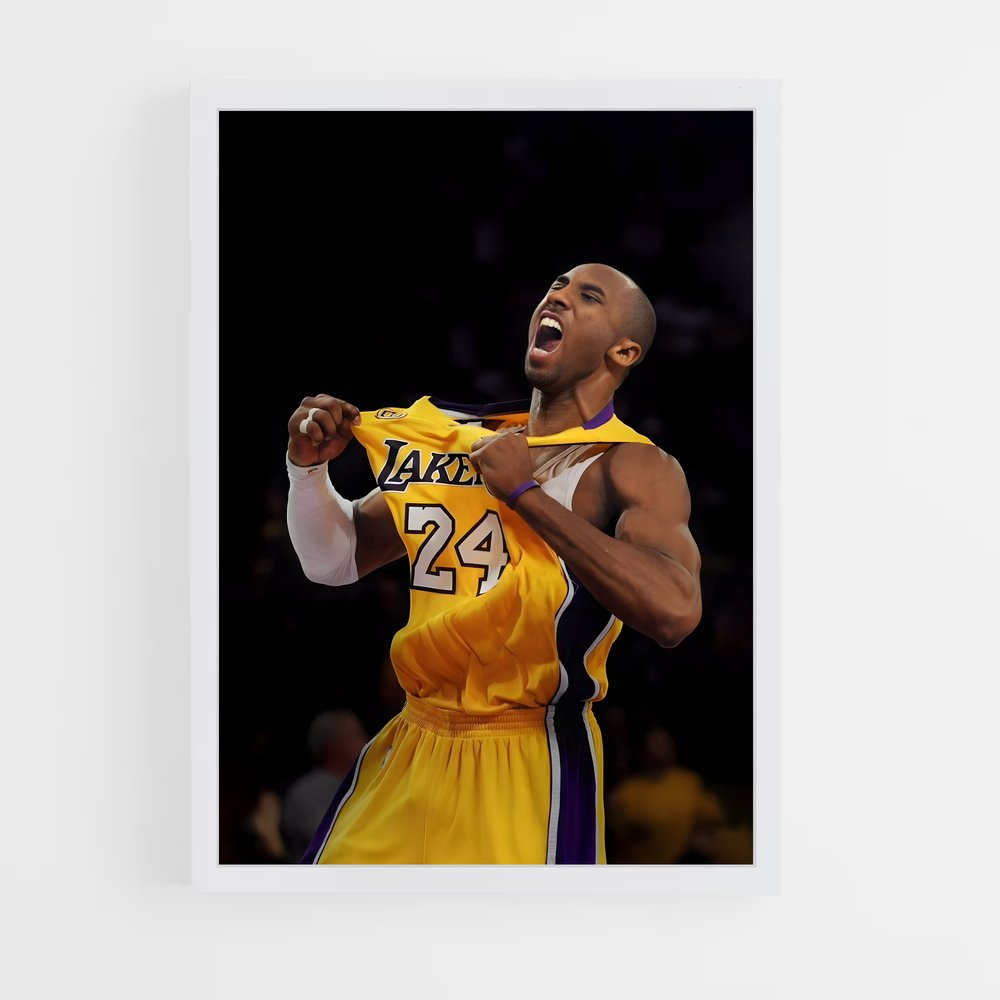 kobe-bryant-7 cadre Blanc