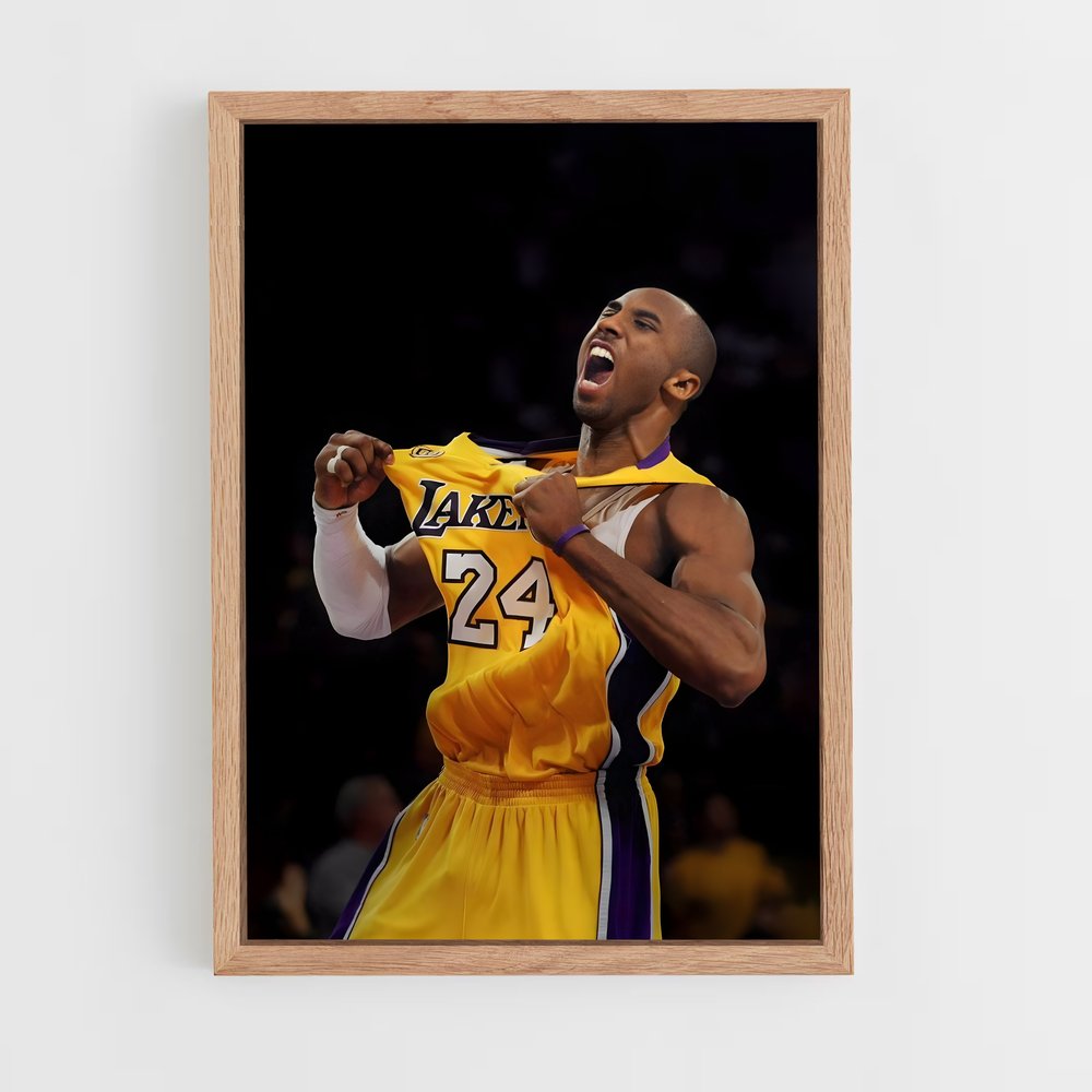 kobe-bryant-7 cadre Bois clair