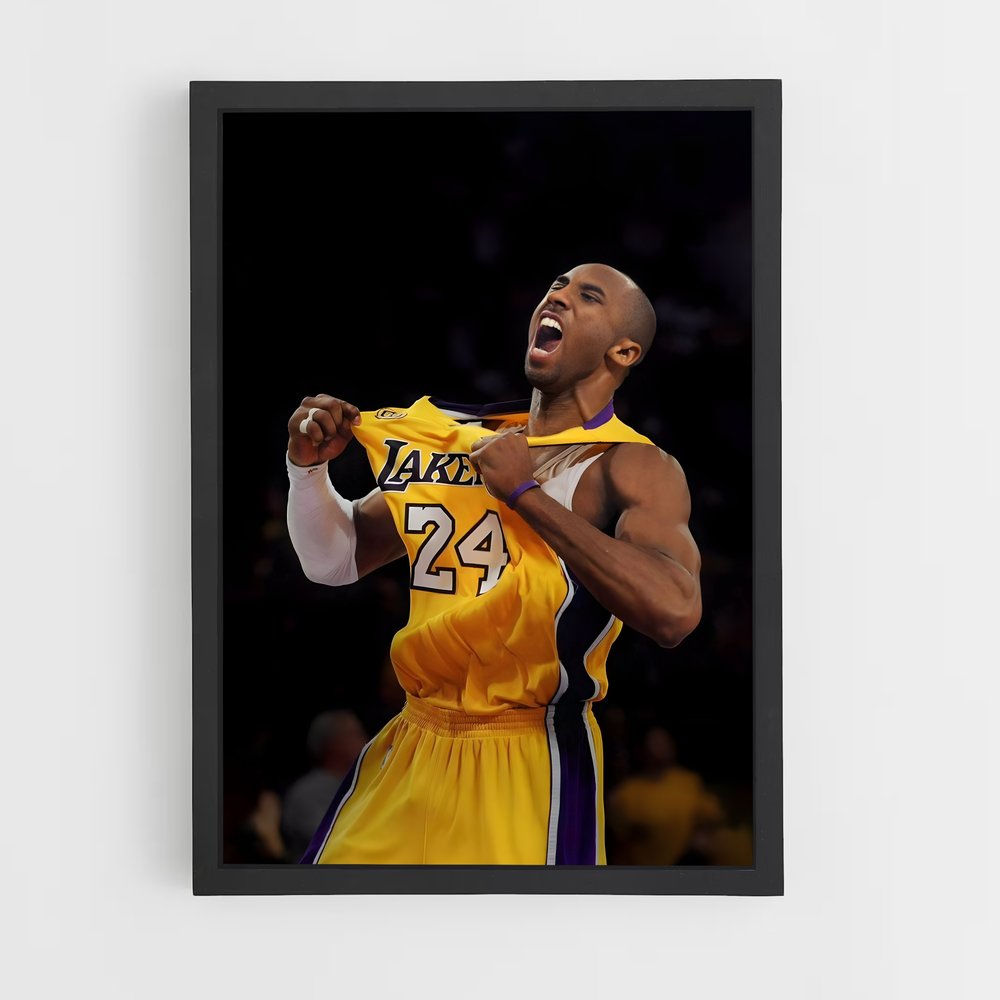 kobe-bryant-7 cadre Noir