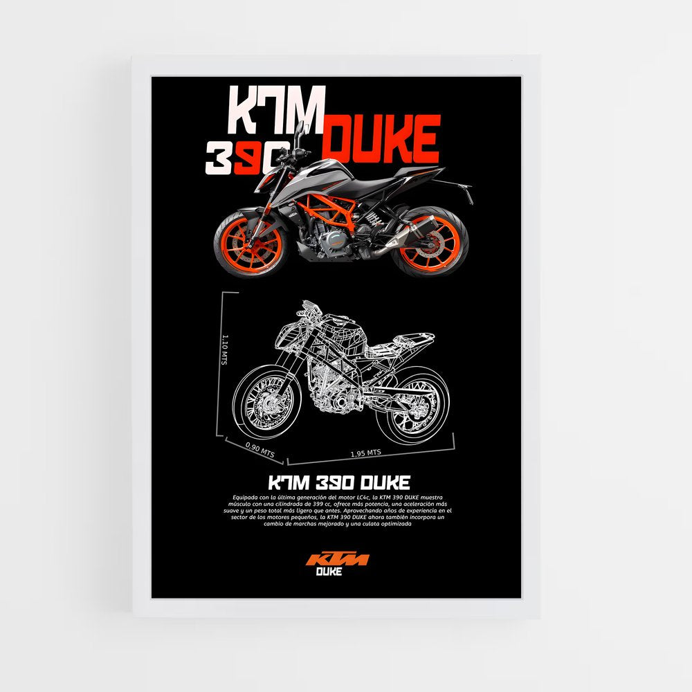 ktm-2 cadre Blanc