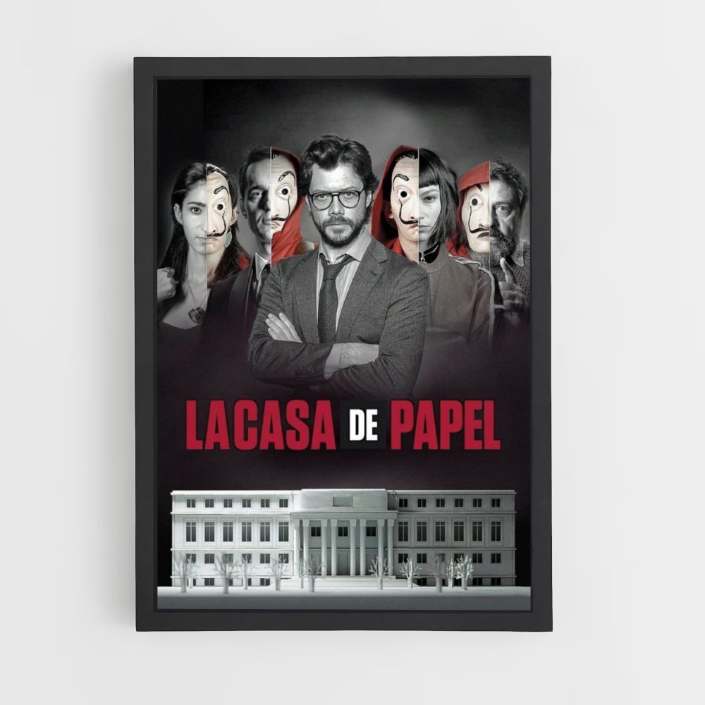 Poster La Casa de Papel Braquage