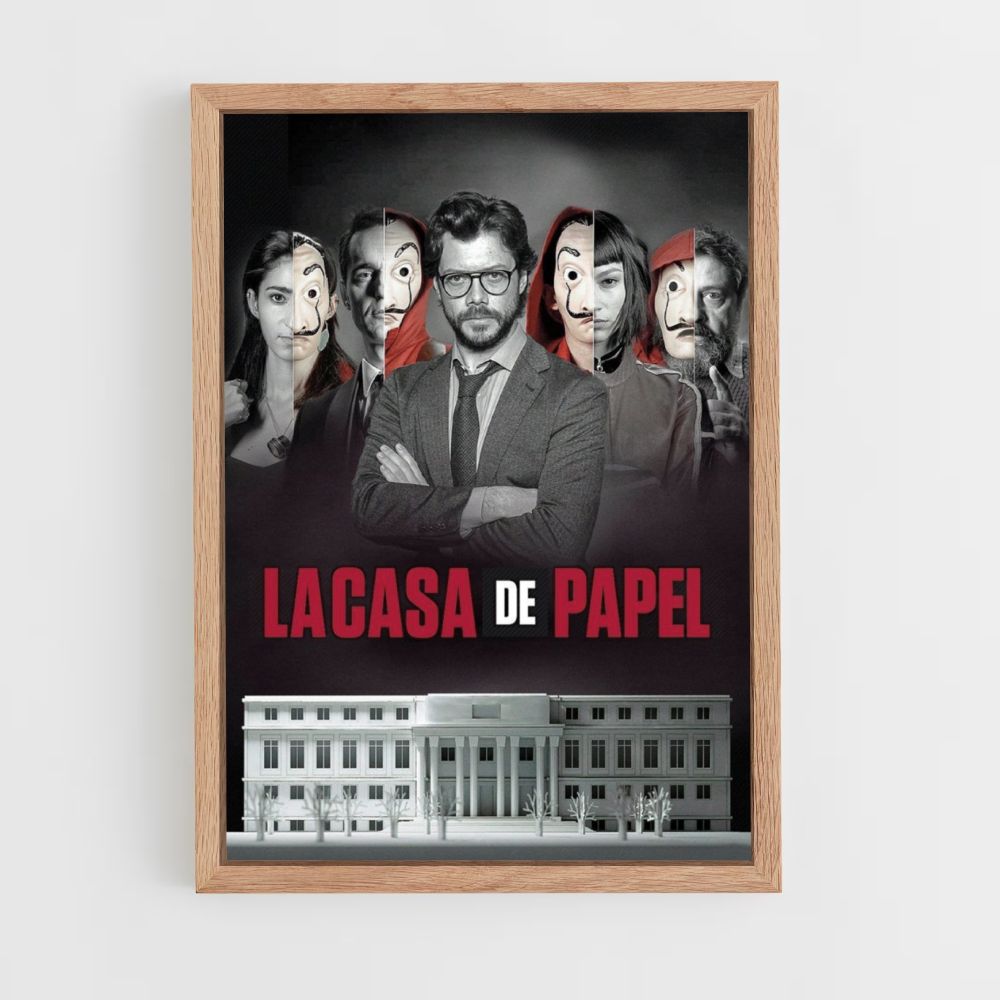 Poster La Casa de Papel Braquage