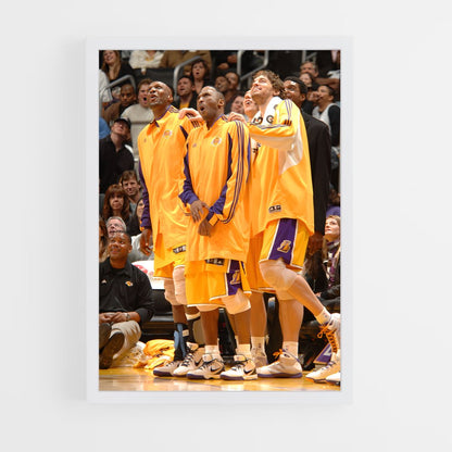 lakers-1 cadre Blanc