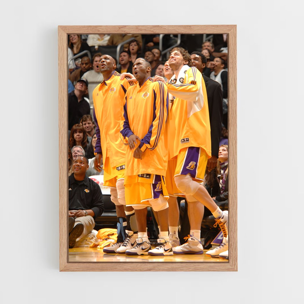 lakers-1 cadre Bois clair