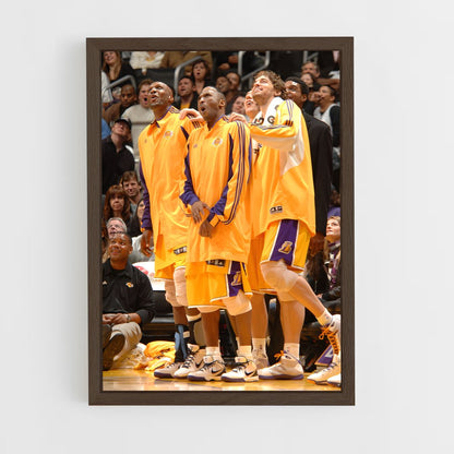 lakers-1 cadre Bois foncé