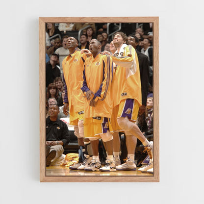 Poster LA Lakers Jaune