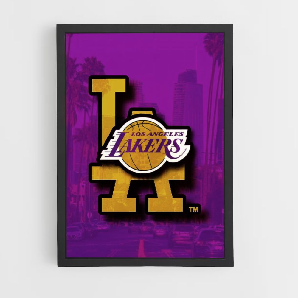 Poster Logo Lakers