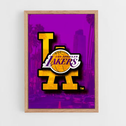 lakers-2 cadre Bois clair