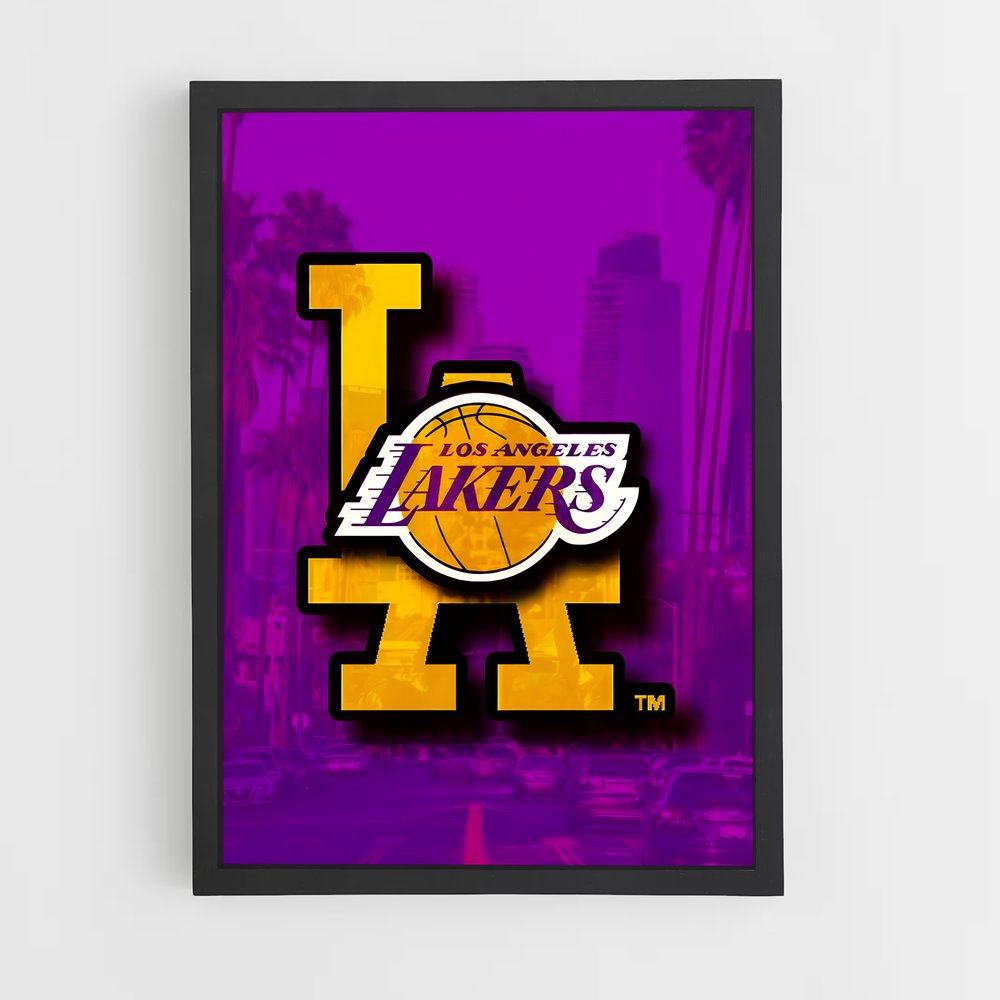 lakers-2 cadre Noir