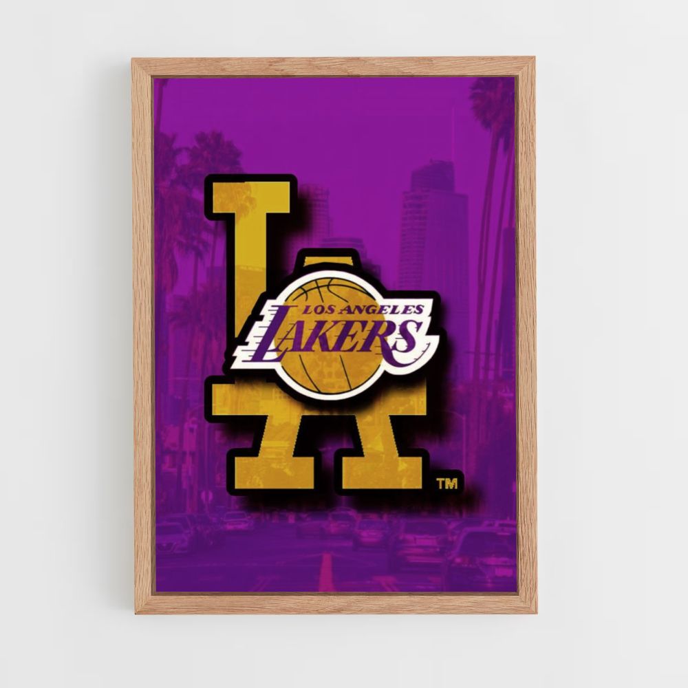 Poster Logo Lakers