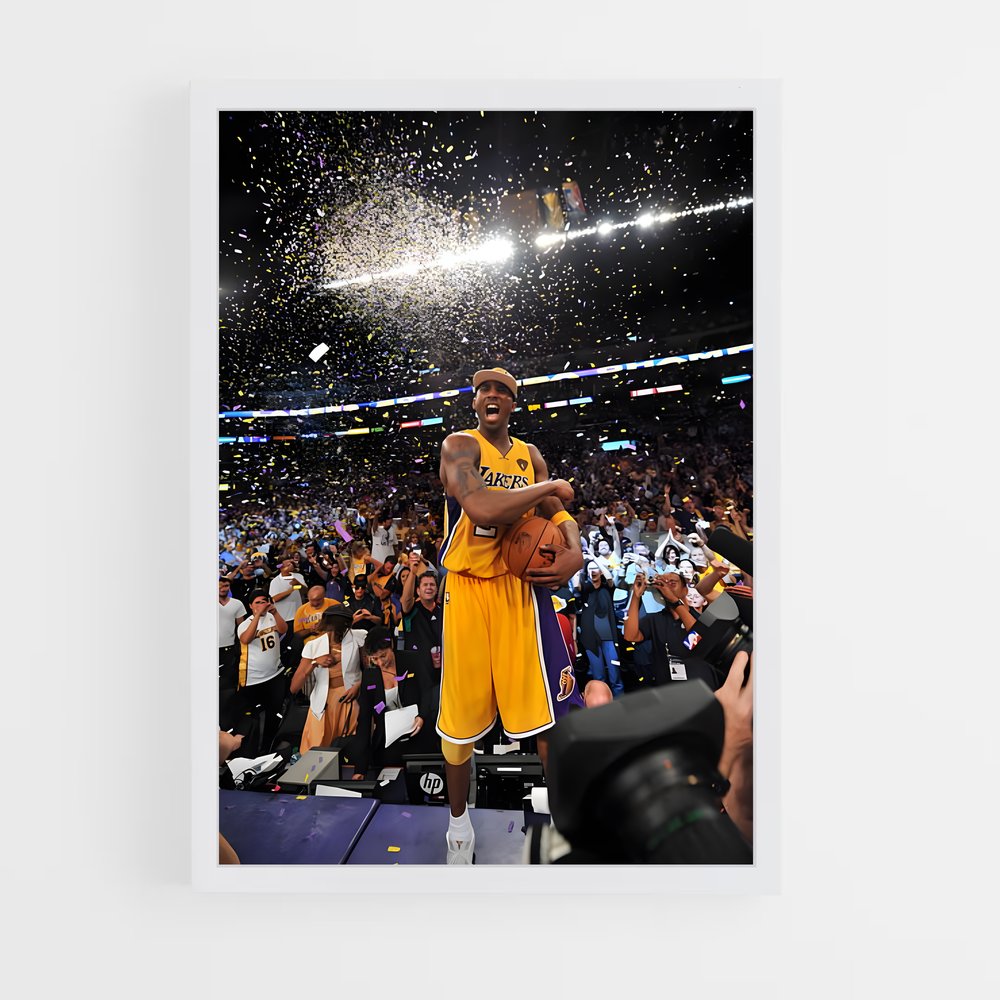 lakers-4 cadre Blanc