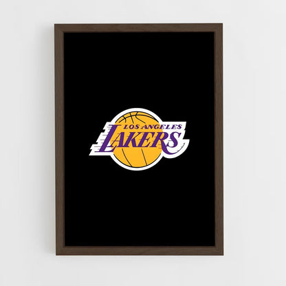 lakers-5 cadre Bois foncé