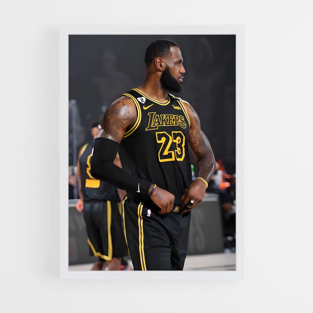lakers-6 cadre Blanc