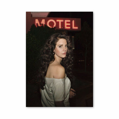 Poster Lana Del Ray Motel