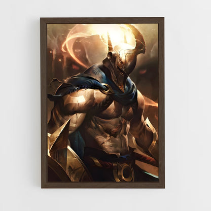 league-of-legends-6 cadre Bois foncé