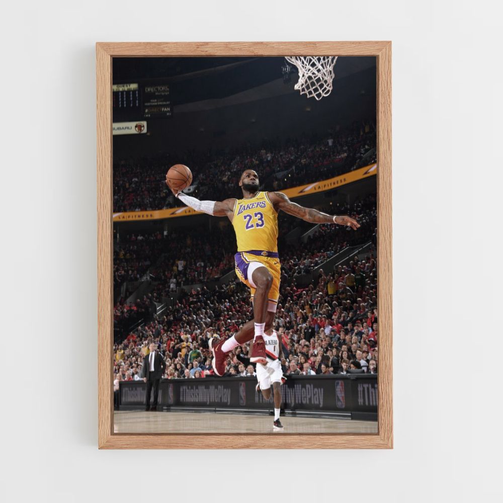 Poster Lebron James Dunk