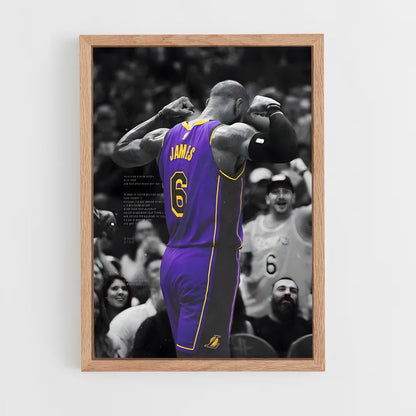 lebron-james-3 cadre Bois clair