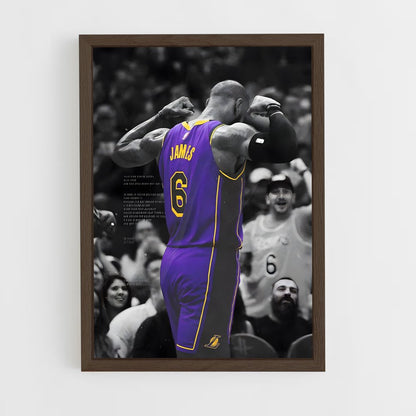 lebron-james-3 cadre Bois foncé