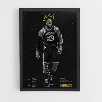 Poster Lebron James Roi