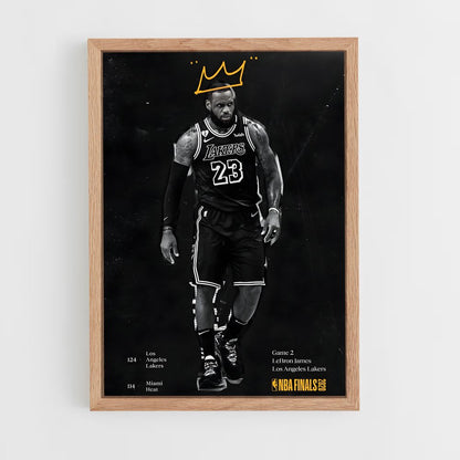 lebron-james-5 cadre Bois clair