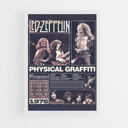 led-zeppelin-1 cadre Blanc