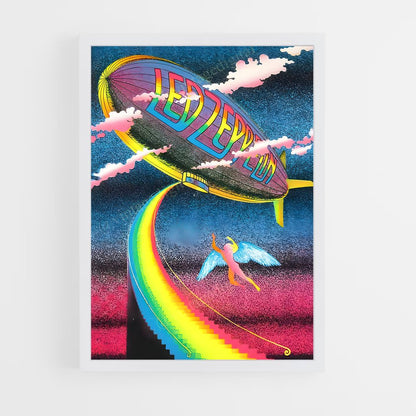 led-zeppelin-11 cadre Blanc