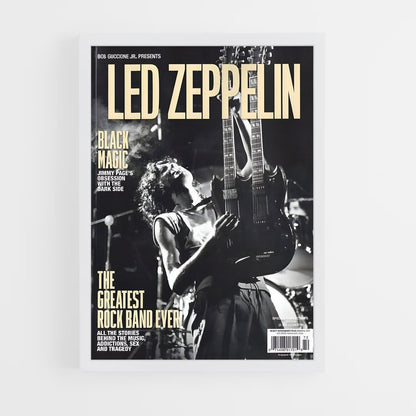 led-zeppelin-16 cadre Blanc