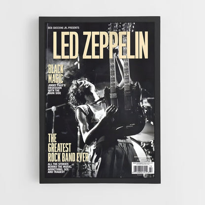 led-zeppelin-16 cadre Noir