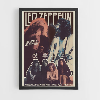 led-zeppelin-17 cadre Noir