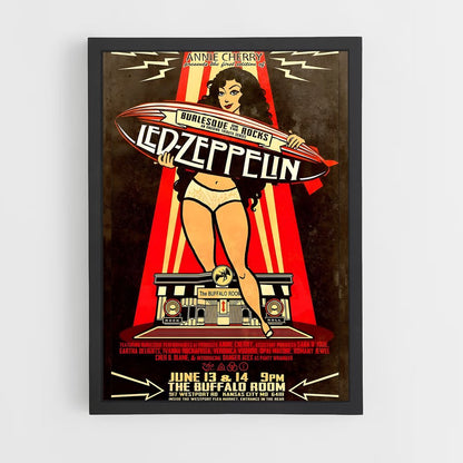 led-zeppelin-2 cadre Noir