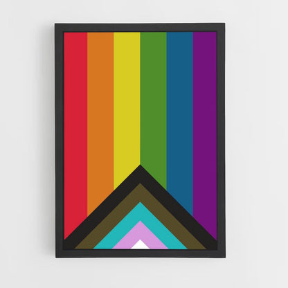 Poster Drapeau LGBTQIA