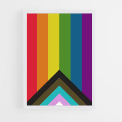 Poster Drapeau LGBTQIA