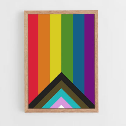 Poster Drapeau LGBTQIA