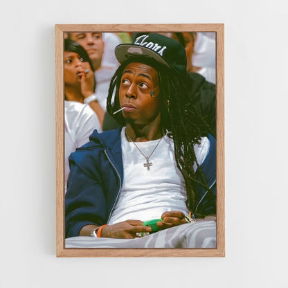 lil-wayne-3 cadre Bois clair