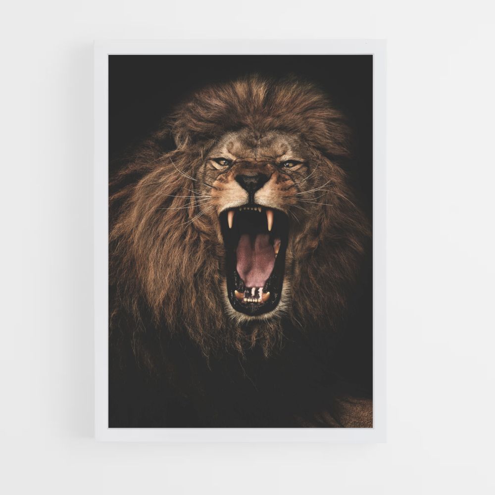 Poster Lion Rage