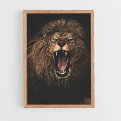 Poster Lion Rage