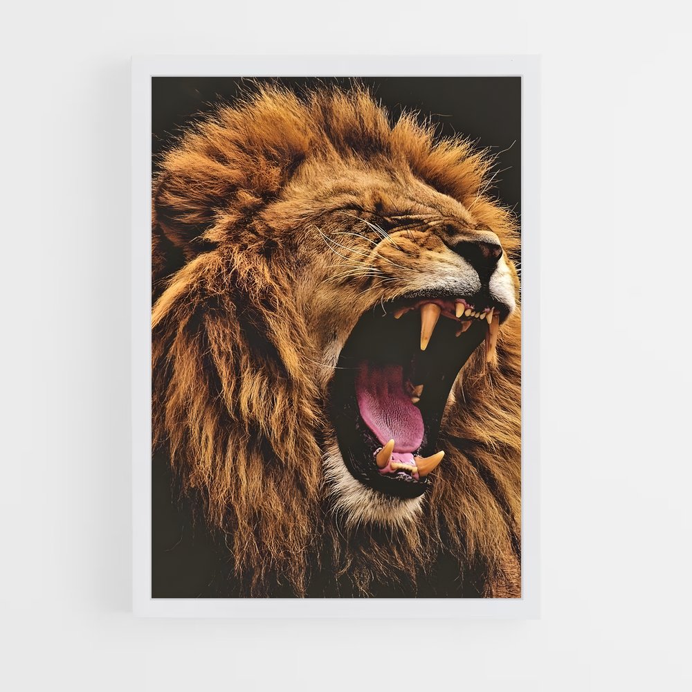 lion-3 cadre Blanc