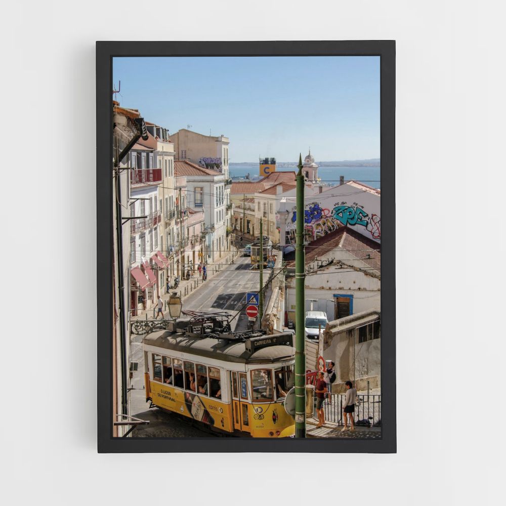 Poster Tramway Lisbonne