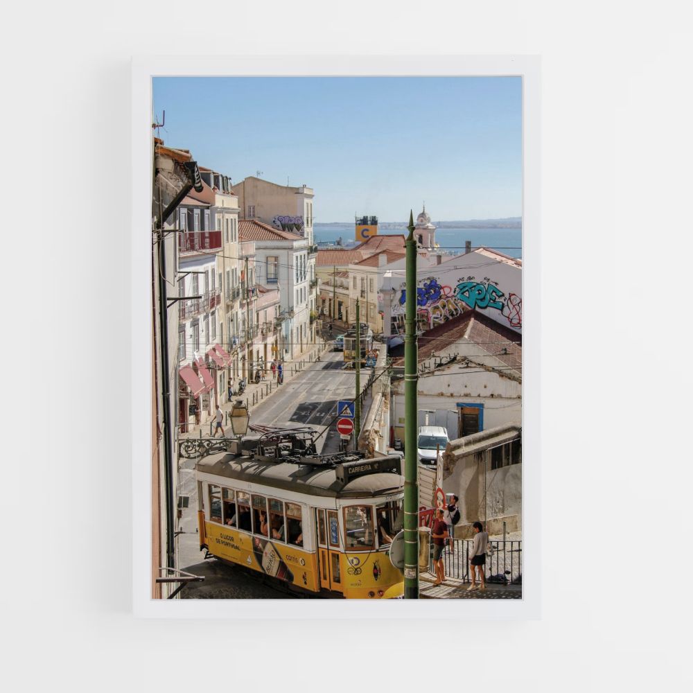 Poster Tramway Lisbonne