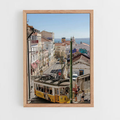 Poster Tramway Lisbonne