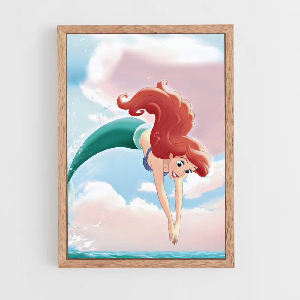 Poster Plongeon Ariel