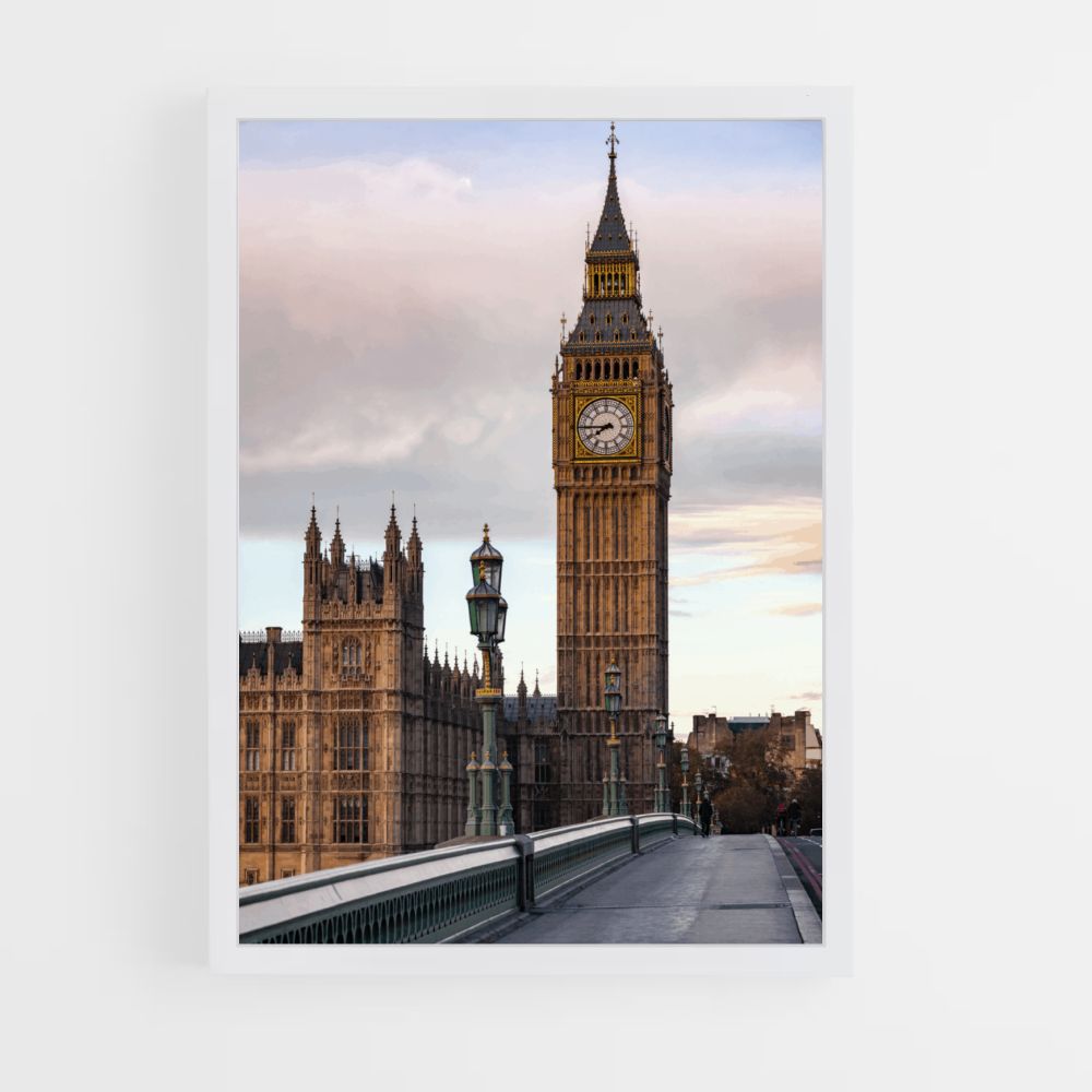 Poster Londres Horloge