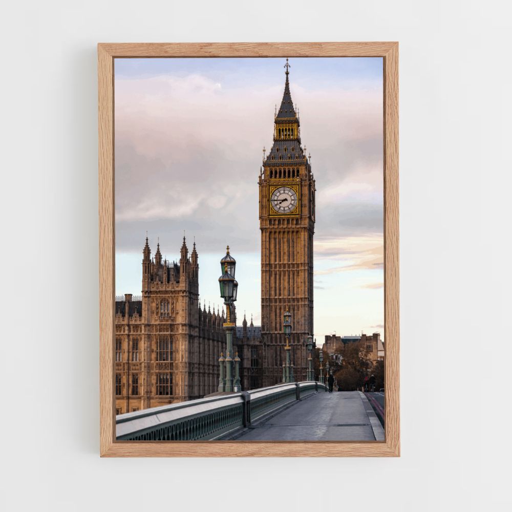 Poster Londres Horloge