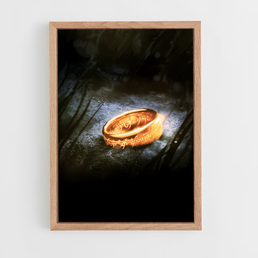 lord-of-the-ring-1 cadre Bois clair