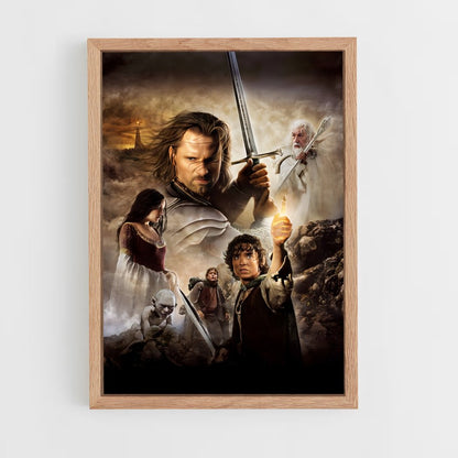 lord-of-the-ring-13 cadre Bois clair