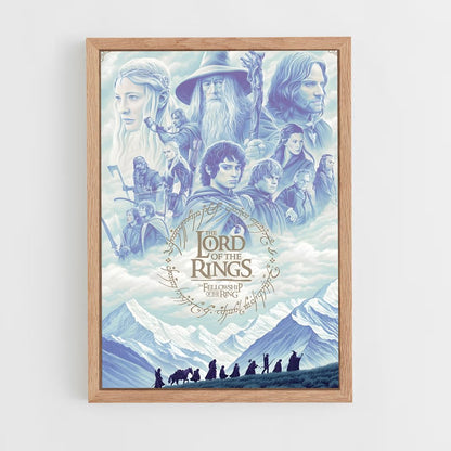lord-of-the-ring-15 cadre Bois clair