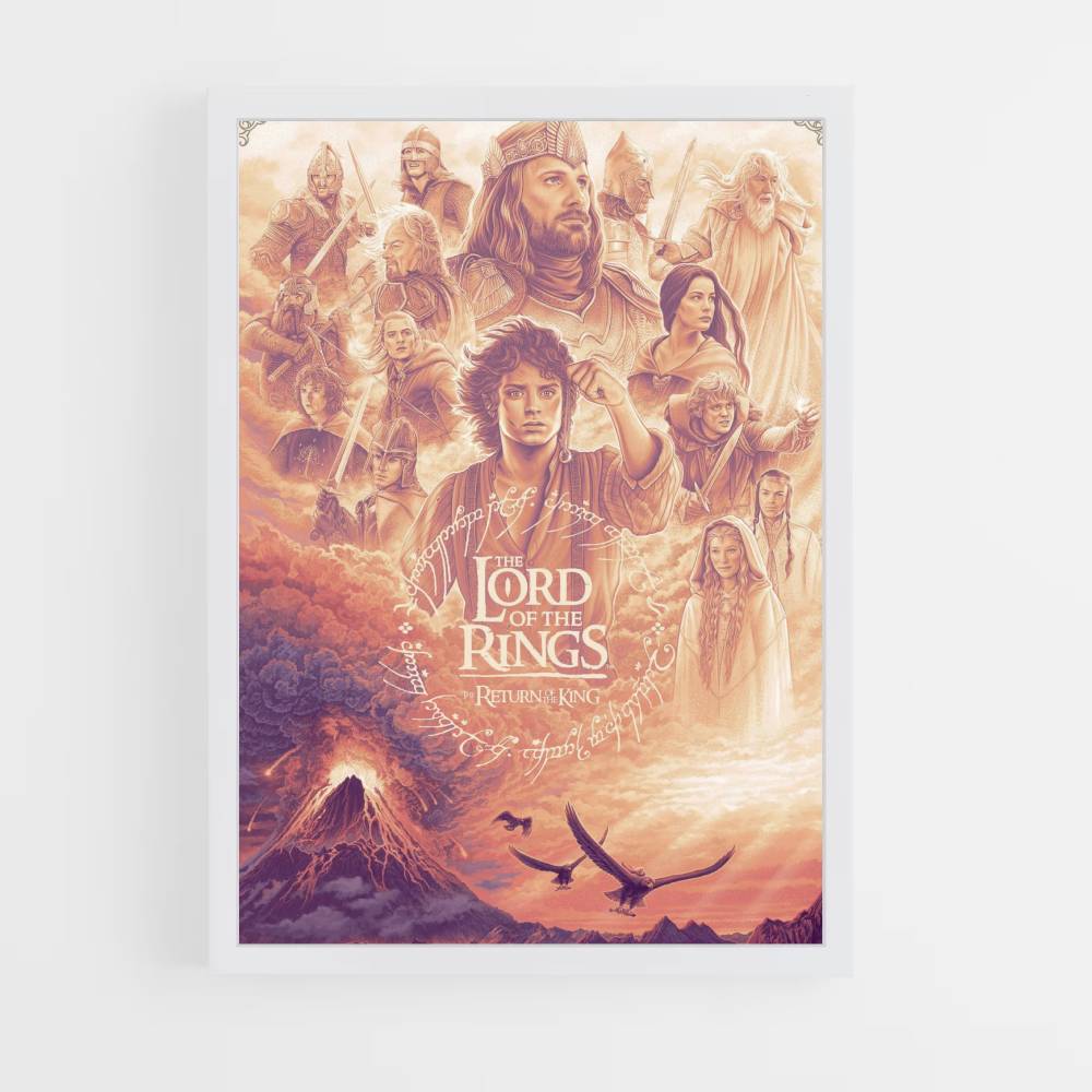 Poster LOTR Orange