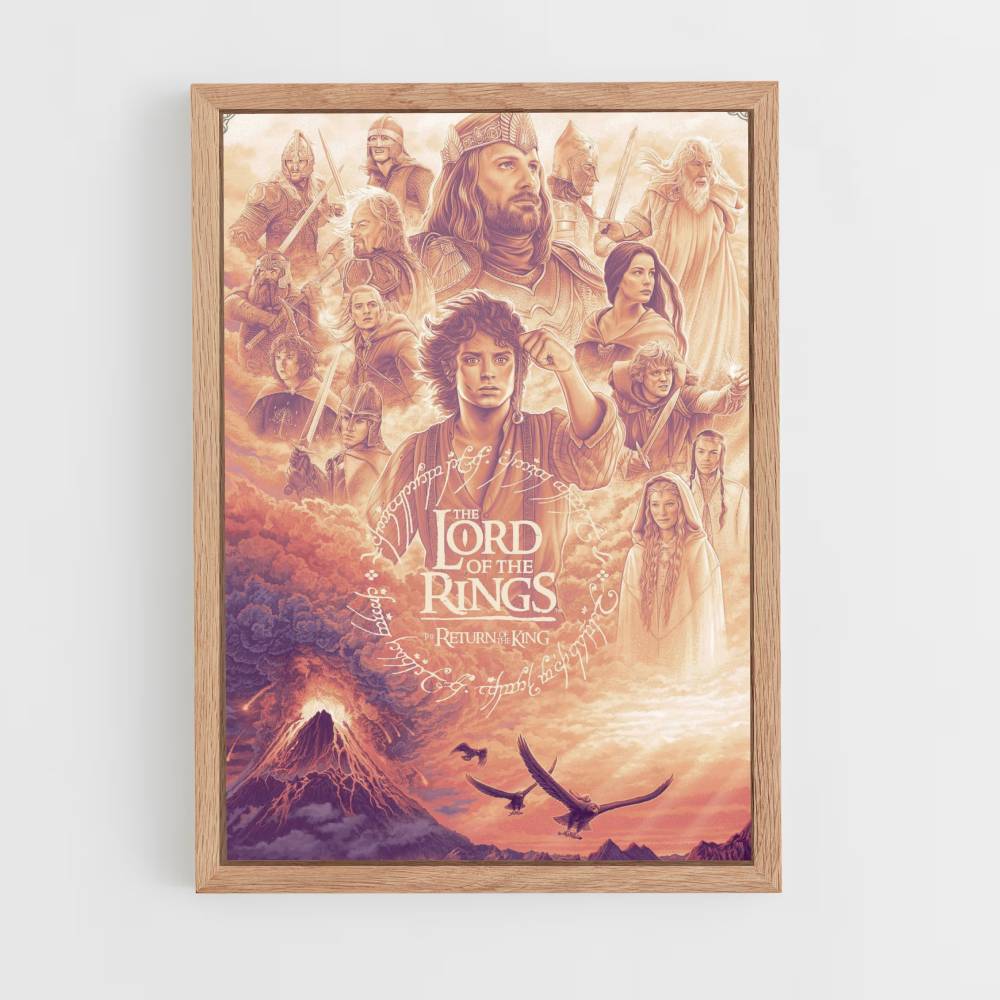 Poster LOTR Orange